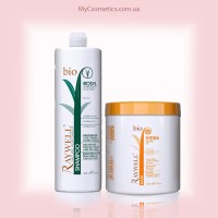 Набір для жирної шкіри голови та сухого волосся шампунь Raywell Bio ROSYL та маска Raywell Bio Hidra 2x200 г (розлив)