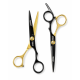 Набор парикмахерских ножниц Toni&Guy Black Gold для стрижки и филирования волос, 5.5