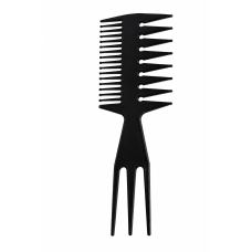 Професійний гребінець Weaving Comb 3 в 1 для мелірування та балаяжу, чорний