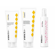 Набір FAV.1 DAILY SHINE + ALL IN ONE MULTI THERMO для щоденного догляду та блиску волосся, 2×250/200 мл