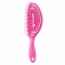 Щітка масажна, гребінець для волосся Beauty Tools спіраль скелетна овальна продувна (рожева)