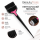 Перукарський пензель Beauty Tools з довгою щетиною для фарбування волосся, кератину, масок чорний