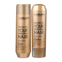 Кератинова серія Luxliss Keratin Care шампунь – 250 мл та кондиціонер – 200 мл