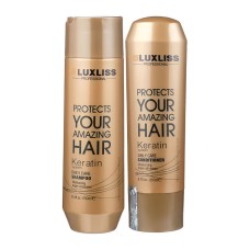 Кератиновая серия Luxliss Keratin Care шампунь – 250 мл и кондиционер – 200 мл