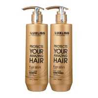 Кератиновая серия Luxliss Keratin Care шампунь и кондиционер 2х200 мл разлив