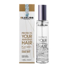 Кератиновий спрей-блиск для волосся Luxliss Keratin Heat Protecting Shine Mist Original 50 мл