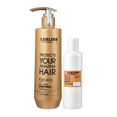 Кератиновий кондиціонер Luxliss Keratin Smoothing Daily Care Conditioner для щоденного використання 200 г (розлив)