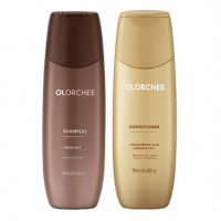 Набор для интенсивного питания и увлажнения волос Olorchee Moisture Care (шампунь + кондиционер), 2x200 г (разлив)