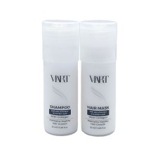 Набір VIART with Collagen шампунь і маска для легкого розчісування пошкодженого волосся, пробники 2x25 мл