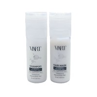 Набір VIART with Hyaluronic Acid шампунь та маска для відновлення та об'єму тонкого волосся, пробники 2x25 мл