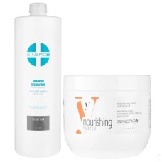 Набір для жирної шкіри голови та сухого волосся шампунь Sinergy RegulationL та маска Y1.2 Nourishing, 1000/500 мл