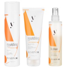 Набір Sinergy для реконструкції сухого пошкодженого волосся серії Y1, 250/250/200 мл