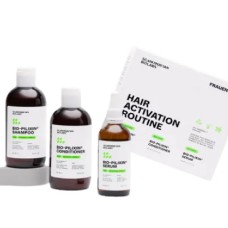 Набір Scandinavian Biolabs шампунь, кондиционер и сиворотка проти випадіння та для росту волосся, 250/250/100 мл