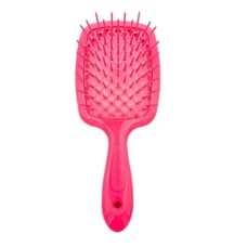 Janeke original Продувная широкая расческа для укладки волос и сушки феном Superbrush, розовый