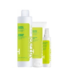 Набір VITAEL Dry Hair TRIO шампунь, маска та термозахист для зволоження волосся, 300/250/150 мл