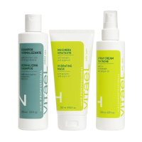  Набір для жирної шкіри голови, зволоження сухого волосся VITAEL Dry Hair шампунь NORMALIZING, маска Hydrating, термозахист Ten In One 300/250/150 мл