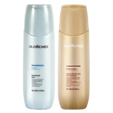 Набор Olorchee Ice Cool DUO шампунь и кондиционер для нормальных и жирных волос 2x300 мл