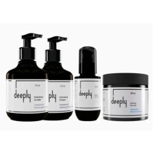 Набор deeply Blond для блонда от желтизны для осветленных волос и сияющего блонда Шампунь, Бальзам, Маска и Флюид 2х250/300/100 мл