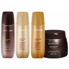 Набор Olorchee Nourshing Moisture QUAD-2 шампунь, кондиционер, маска, крем для питания и восстановление волос 3х300+500 мл