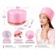 Преміальна електрична тканинна термошапка (сушуар) Beauty Tools для масок, ламінування та лікування волосся рожева