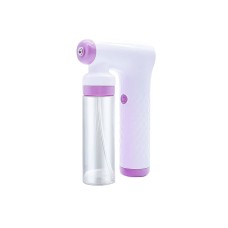 Нано-іонний розпилювач-пульверизатор для волосся перукарський Portable Air Brush автоматичний бездротовий білий