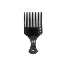 Гребень Professional Afro Hair Picker пластиковый черный термостойкий 168 мм 75539