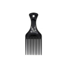 Гребень Professional Afro Hair Picker пластиковый черный термостойкий 155 мм 35039