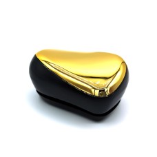 Гребінець для волосся Tangle Teezer Compact глянсовий чорно-золотий