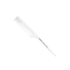 Гребінець Toni&Guy Carbon 8612 Antistatic для начосу з ручкою карбоновий антистатичний 23,5 см білий