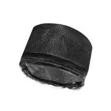 Электрическая тканевая термошапка (сушуар) для масок, ламинирования и лечения волос  полоска черная