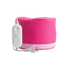 Електрична тканинна термошапка (сушуaр) для масок, лaмiнувaння тa лiкувaння волосся матова рожева