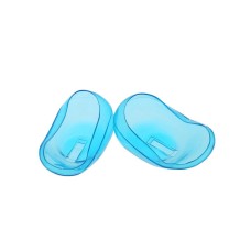 Захисні накладки на вуха силіконові (пара) прозорі блакитні