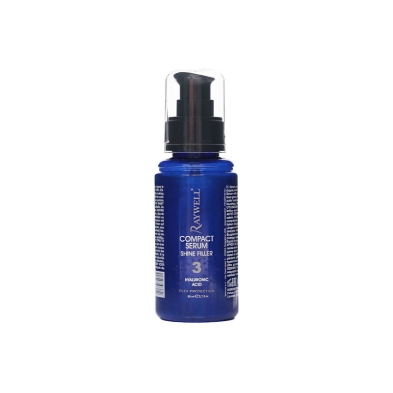 Сироватка для блиску волосся Raywell Shine Filler Compact Serum з гіалуроновою кислотою