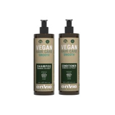 Разглаживающий набор Envie Vegan Smooth Bamboo Extract шампунь и кондиционер для волос с экстрактом бамбука (EN856/EN862)