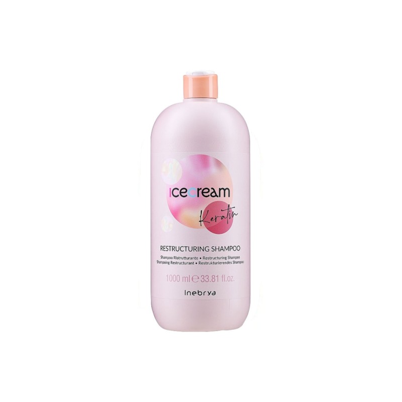 Восстанавливающий шампунь Inebrya Keratin Restructuring shampoo с кератином