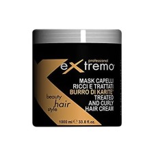 Маска Extremo Treated and Curly Hair Cream для пошкодженого та кучерявого волосся з олією каріте (EX409)