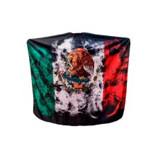 Перукарська накидка-пеньюар для клієнта Barber Mexican Flag водостійкий нейлон 140х160 см