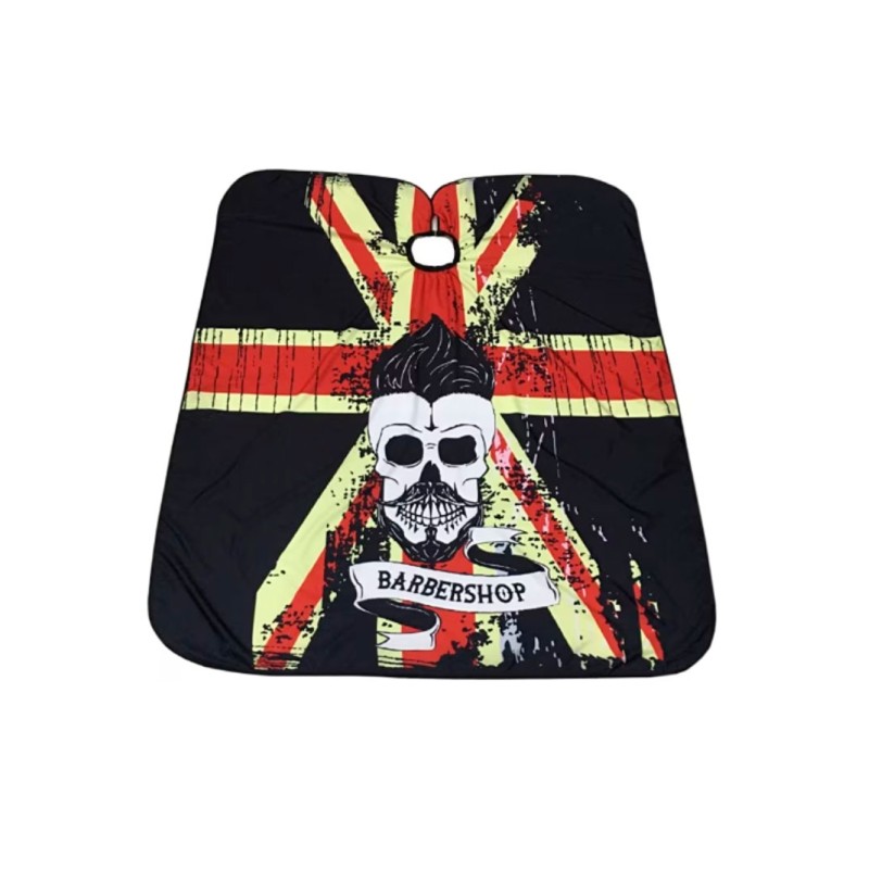 Парикмахерская накидка-пеньюар для клиента BarberShop Union Jack водостойкий нейлон 140х160 см